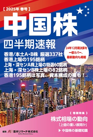 中国株四半期速報